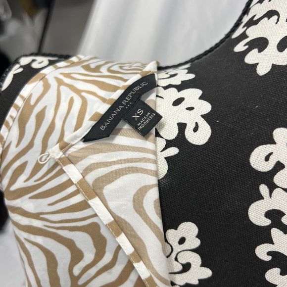 Banana Republic Zebra Print Midi/Maxi Dress - Picture 2 of 6